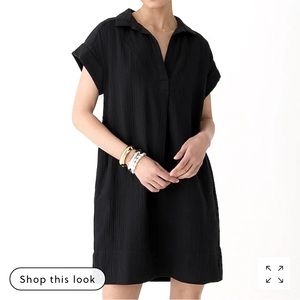 J-crew V-neck shirtdress in soft gauze NWT